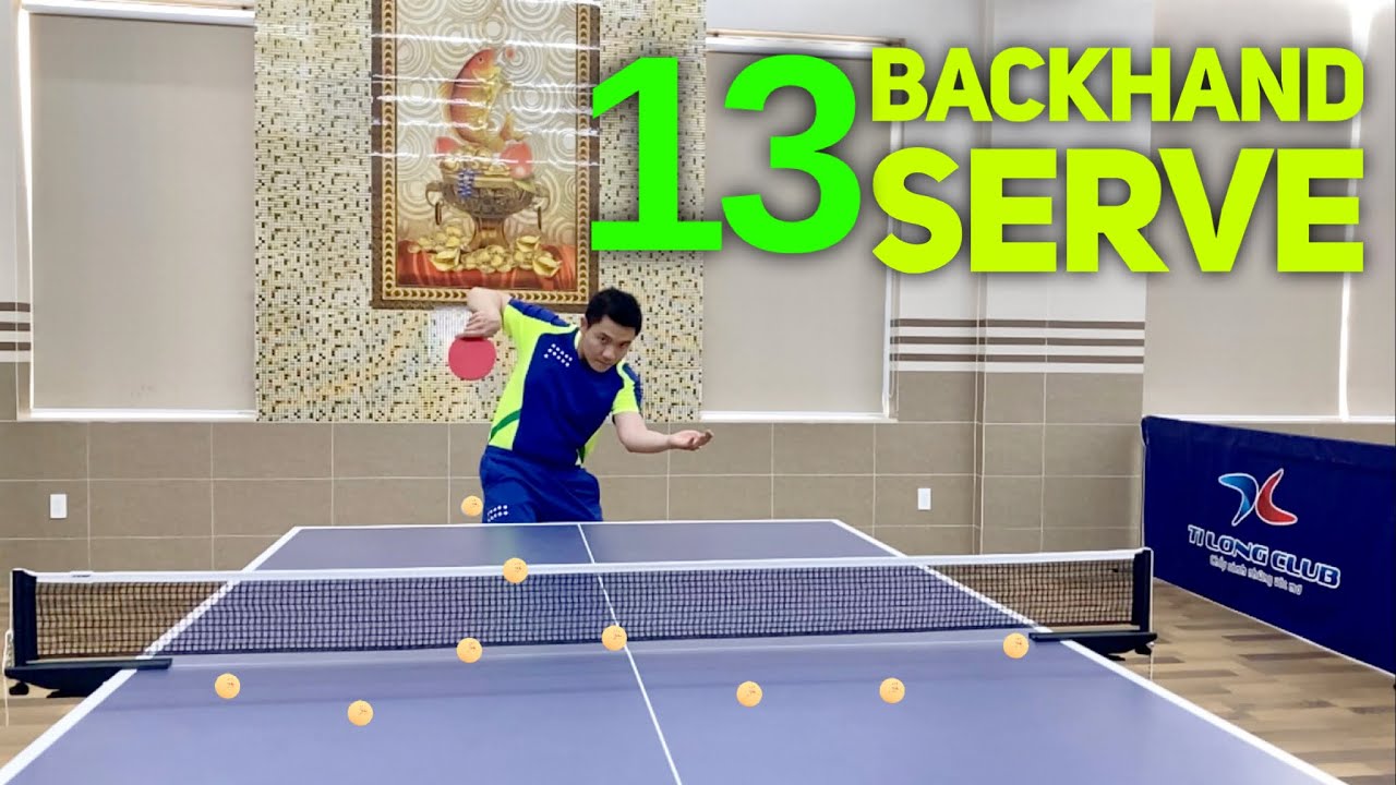 13 most dangerous Backhand Serve types | Tutorial
