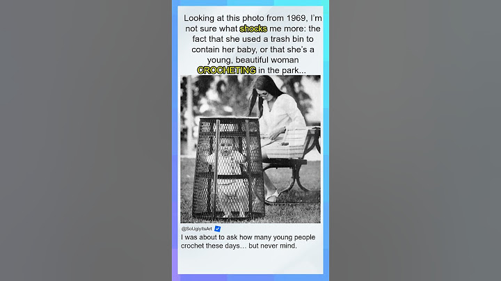 Looking at this photo from 1969, I’m not sure what shocks me more