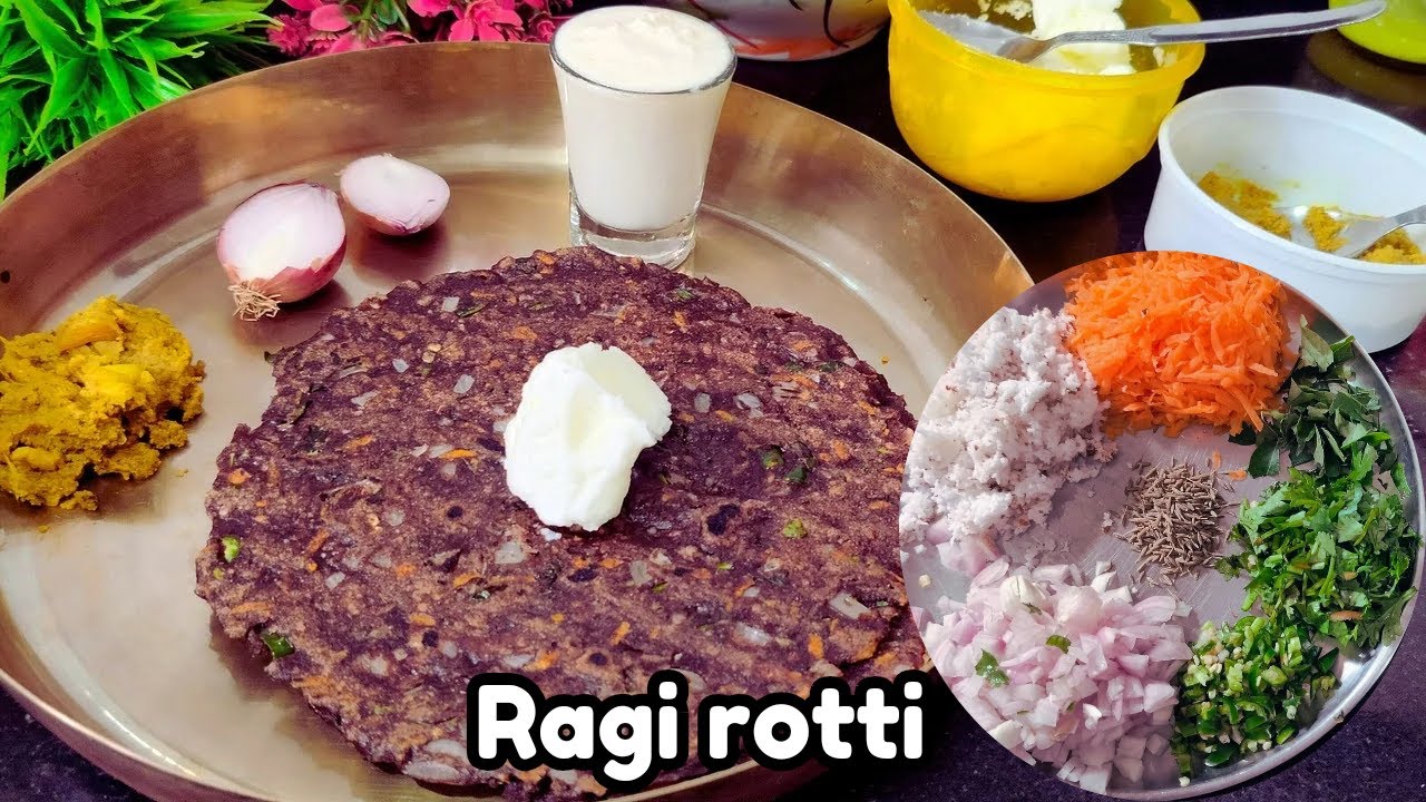 ಆರೋಗ್ಯಕರವಾದ & ಮೃದುವಾದ ರಾಗಿ ರೊಟ್ಟಿ | Soft Ragi Rotti Recipe | Finger ...
