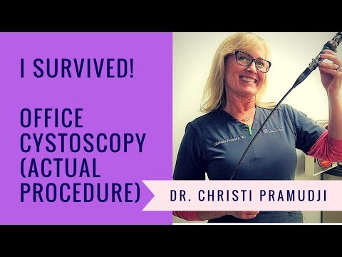 Actual Female Cystoscopy Procedure