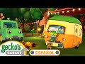 Catástrofe de la Caravana | 🐸 Garaje de Gecko | Carros para niños | Vídeos educativos