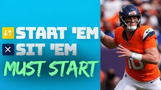 Start 'Em, Sit 'Em, and MUST START in WEEK 8 | NFL Fantasy Live