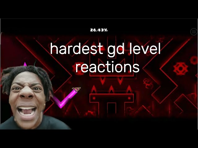 every youtuber reacts to hardest geometry dash levels #geometrydash #gd #extremedemon #reactions class=