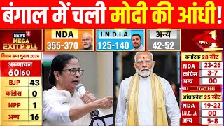 West Bengal Exit Poll Live: बंगाल में PM Modi की आंधी | Mamata Banerjee | BJP VS TMC | Breaking