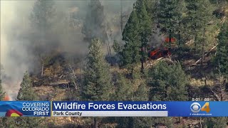 Wildland Fire Near Bailey Forces Some Evacuations