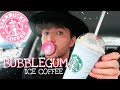 Trying Starbucks *NEW* BUBBLEGUM Ice Coffee (LIMITED EDITION!)