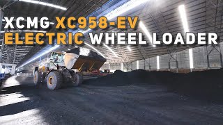 XCMG XC958-EV Electric Wheel Loader #xcmg #machinery #wheelloader