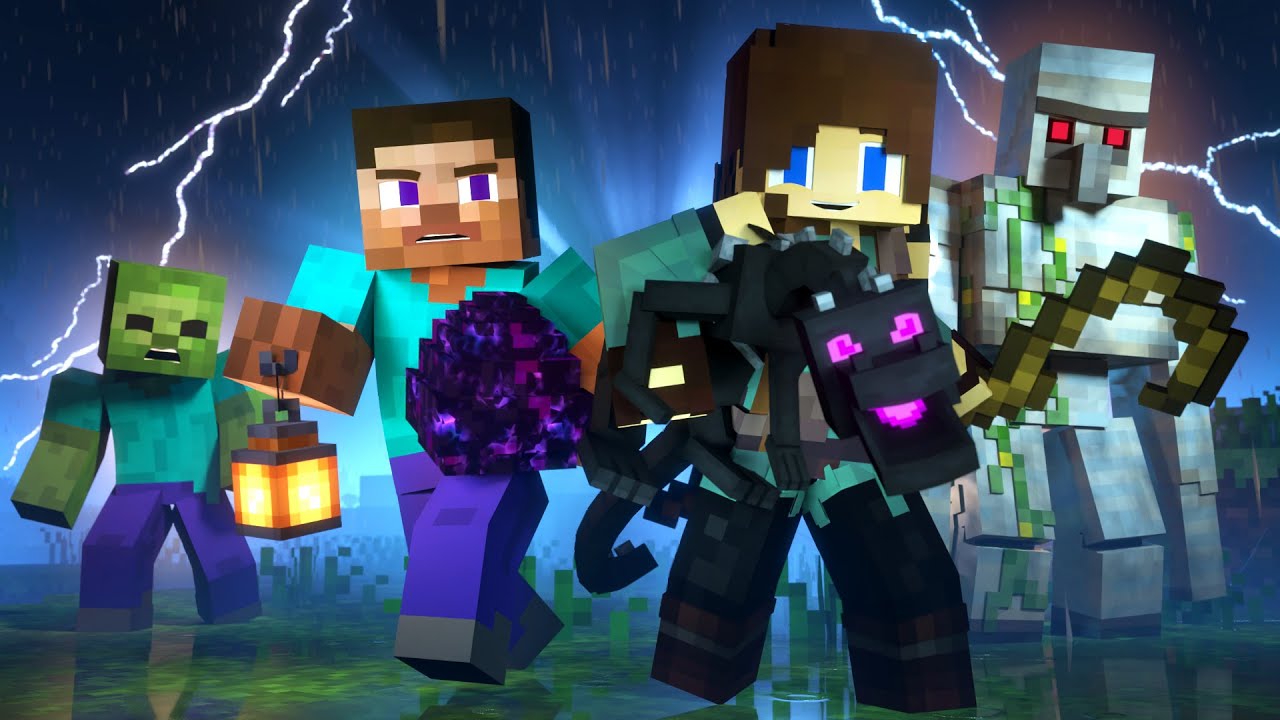 The Epic Rescue of HEROBRINE - Alex and Steve Life (Minecraft