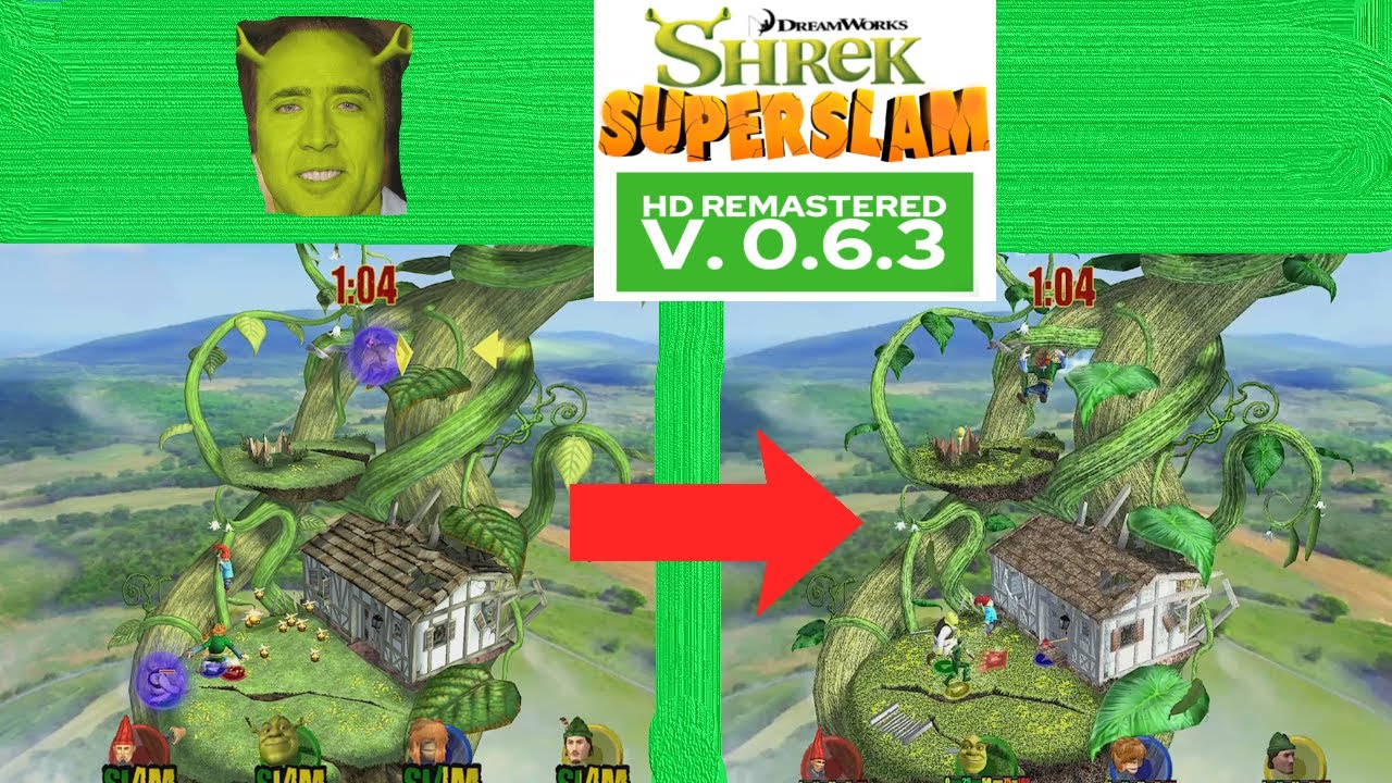 Bean Stalk HD Remastered in Shrek SuperSlam