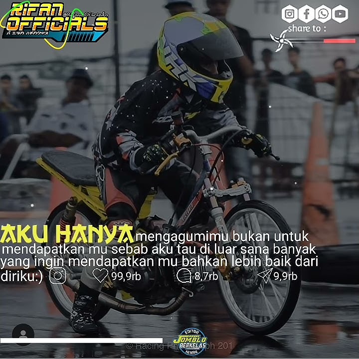 Story wa racing drag dan kata kata motifikasi