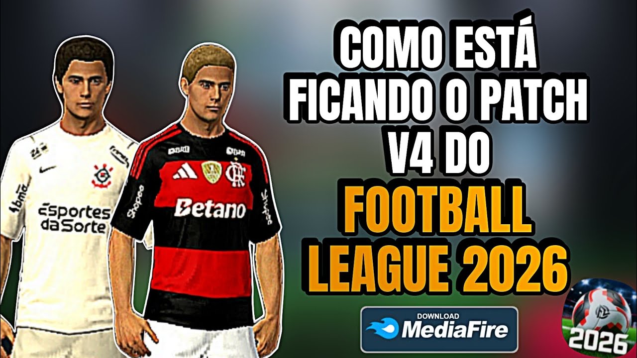 COMO QUE ESTÁ FICANDO O MEU PATCH V4 DO FOOTBALL LEAGUE 2026(NÃO EDITEI O VIDEO)