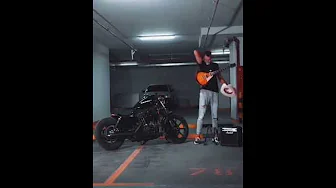 Ghost Riders in the Sky, w/ Harley Davidson as requested. #harleydavidson #guitar