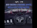 New! Gaming Steering Wheel PXN V9 Volante PC Gaming Racing Wheel for PS4/PS3/Xbox One/Android TV/...