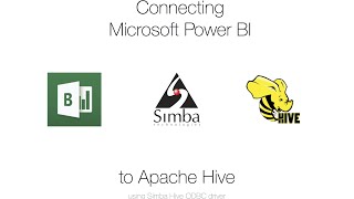 Connecting  Microsoft Power BI to Apache Hive using Simba Hive ODBC driver
