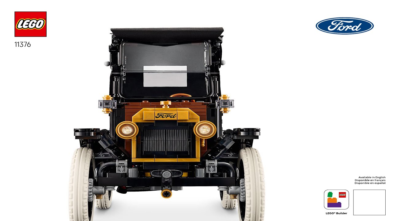 Icons - Ford Model T - Vehicles LEGO instructions