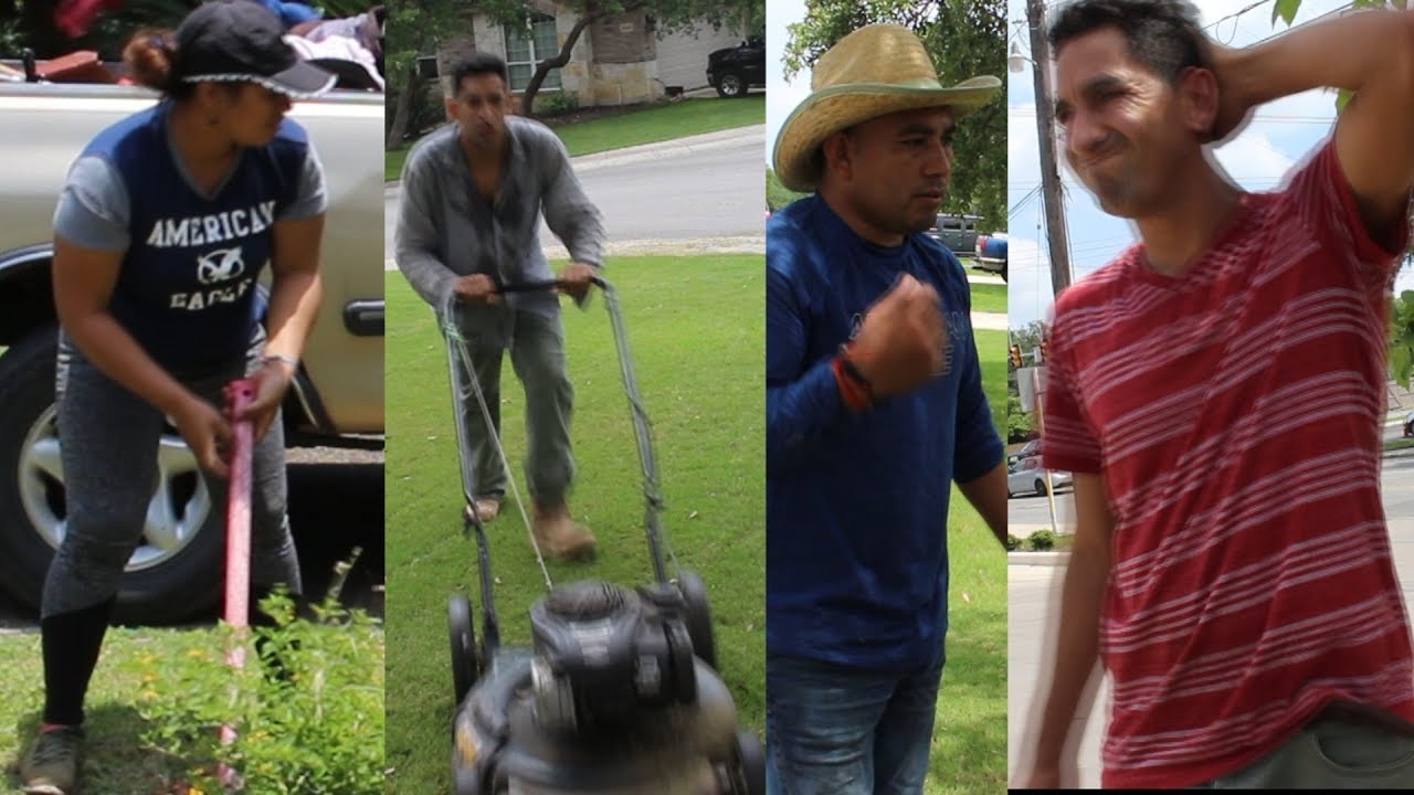 Trabajando de Yardero Para Un Hispano En USA y no me  Pago, Se aprovecho por ser Nuevo