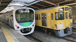 西武30000系30104F &新2000系2465F+2073F 小平駅発車