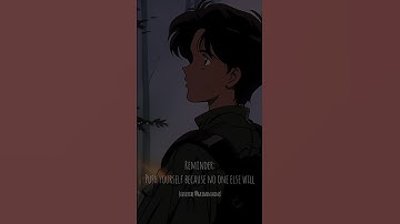"Push yourself because no one else will"
