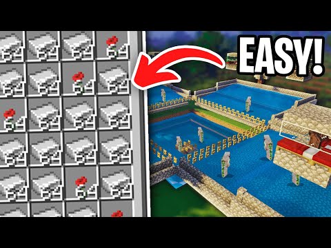 Easiest 1.19 Iron Farm in Minecraft Java! (SERIOUSLY OP!)