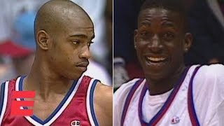 Vince Carter, Kevin Garnett compete in the 1995 McDonald’s All-American 3-pt contest | ESPN Archive