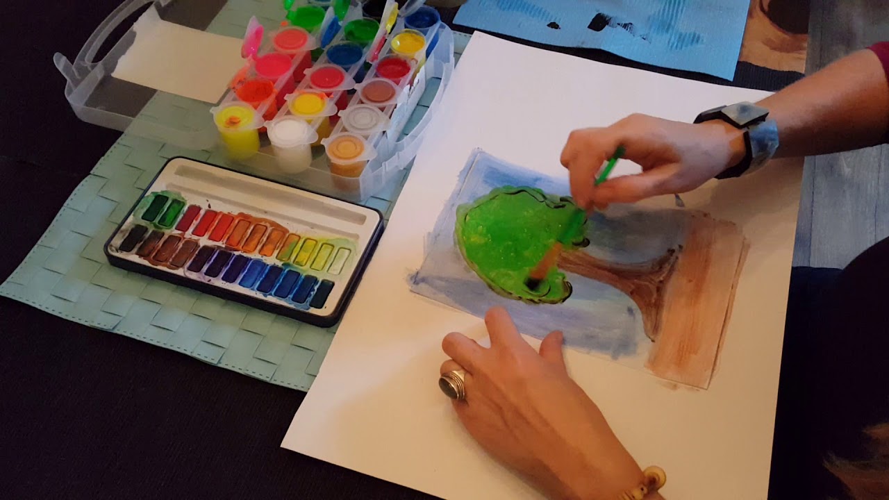  BÄUME MALEN - YouTube Motiv 