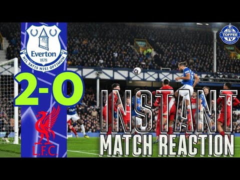 EVERTON 2-0 LIVERPOOL | MERSEYSIDE DERBY | GWLADYS STREET REACTION | MATCHDAY VLOG