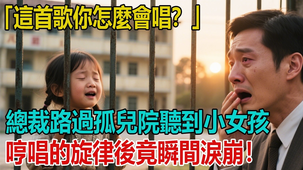 「這首歌你怎麼會唱？」總裁路過孤兒院時，聽到小女孩哼出的旋律後，竟瞬間淚崩！