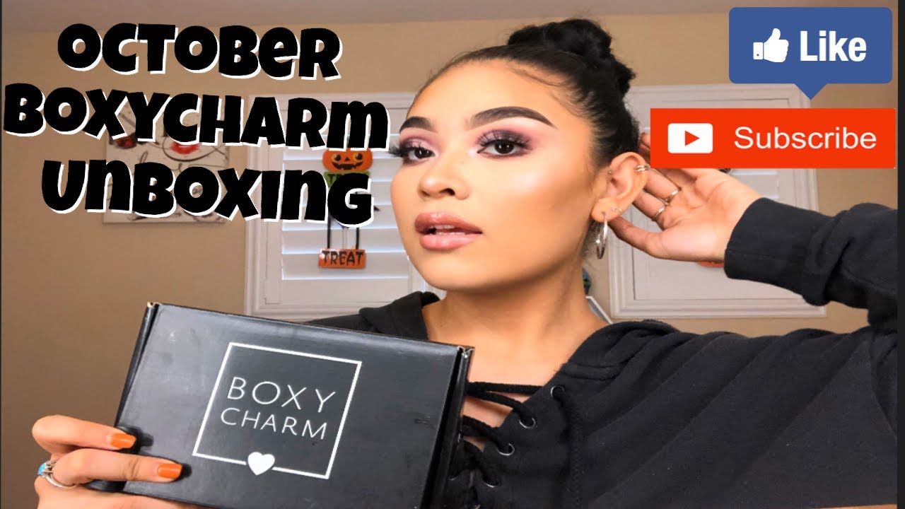 OCTOBER BOXYCHARM UNBOXING! Tryon and First Impression! YouTube