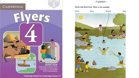 Flyers 4 - Test 3 (with answer keys) Có đáp án kèm theo cuối mỗi phần