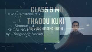 Class 9 Thadou Simun 4 Khosung Hinkho