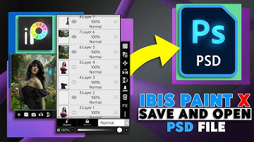 Saving and Opening PSD Files in ibis Paint X Tutorial