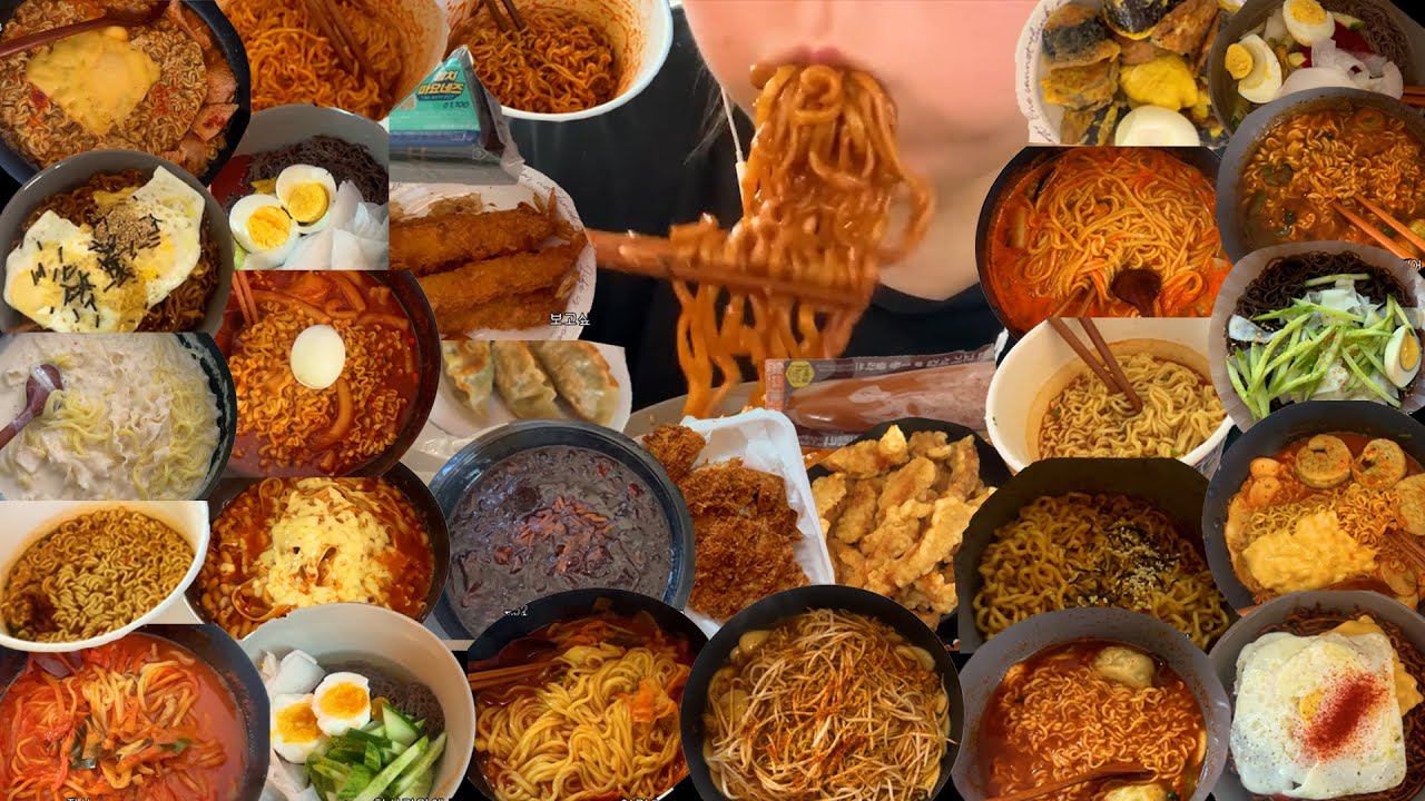 탄수화물 중독자의  면  먹음집