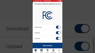 FCC App Demo on a Cellular Carrier screenshot 3