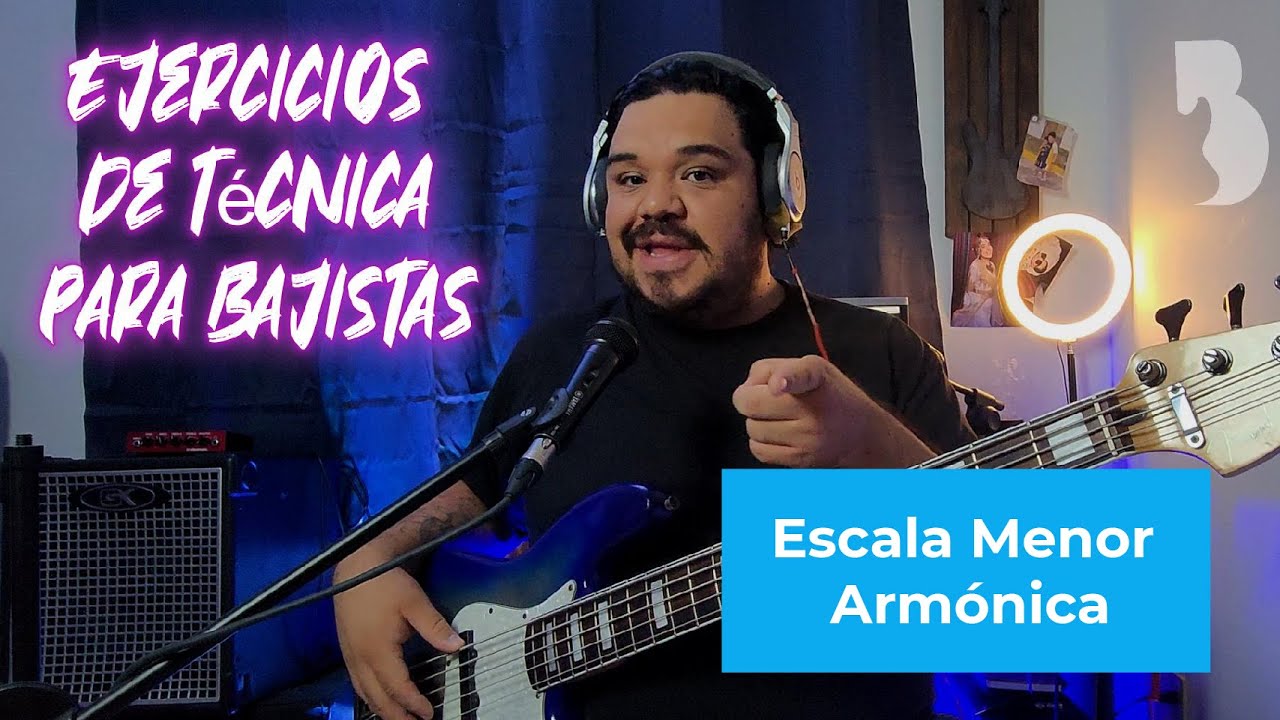 ¿Cómo tocar la Escala Menor Armónica en el bajo? | Ejercicios de técnica para bajistas