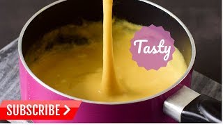 صوص الجبنه الشيدر السايح الفظيع - ف دقيقه بس اتعلموه باحلي طريقة -  juhayna_happykitchen_challenge#