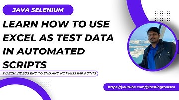 Learn how to create excel based test data driven automation scripts | Java | Selenium | Apache POI
