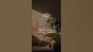 وإذا قُرئ القرءان فاستمعوا له 🤍 #سورة_الأعراف #قرآن #quran #islamicvideo #alquranulkarim #اكسبلور