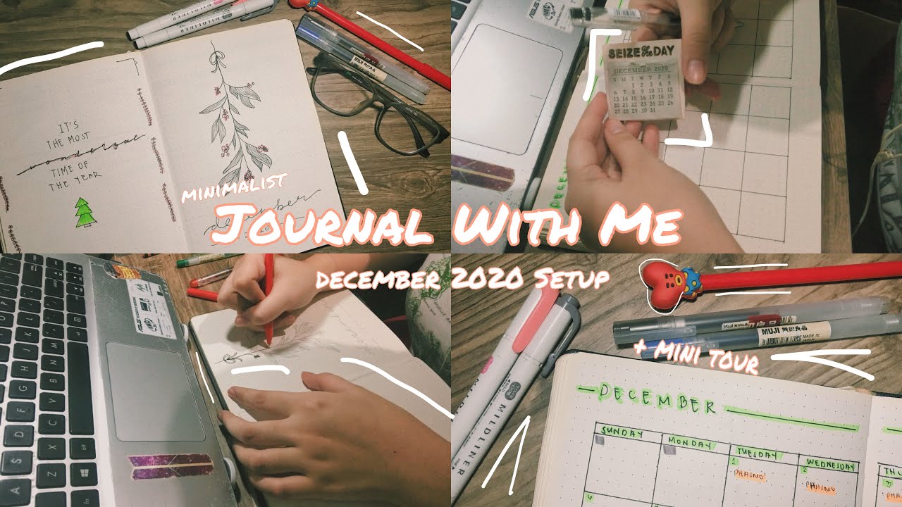 Plan With Me ✍️ | Minimalist December 2020 Journal Setup | Philippines