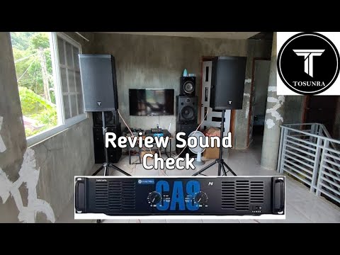 Tosunra CA8 Power Amplifier at LD-T12 2 way speakers Review Soundcheck Natin Sobrang Solid !!