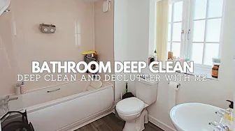 My Messy Bathroom NEEDED This Deep Clean!