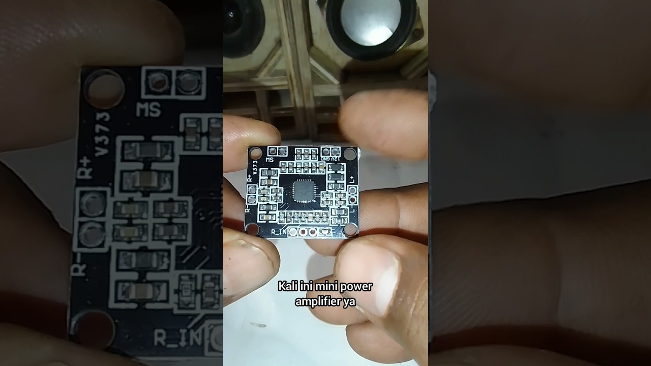 PAM 8610 MINI POWER AMPLIFIER #diyprojects #electronics #diy #shorts