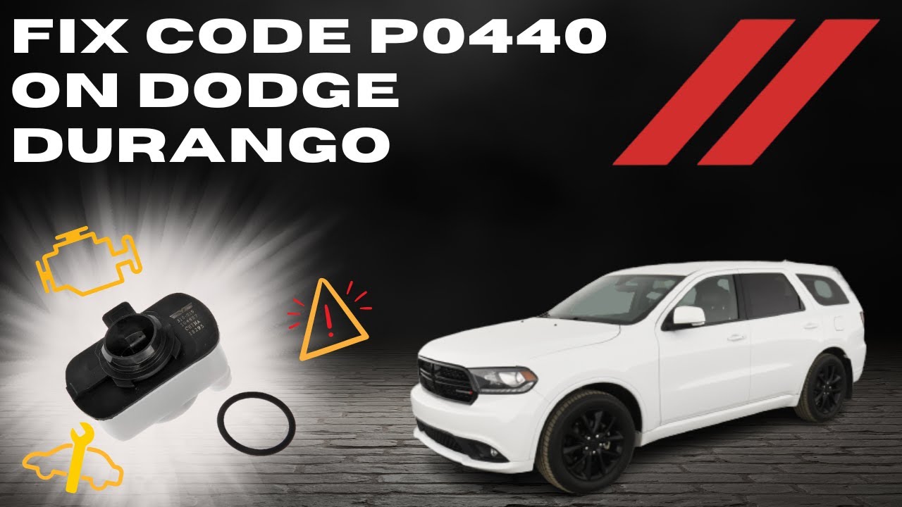 Fix Code P0440 on Dodge Durango R\T | 2017 Durango Evaporative