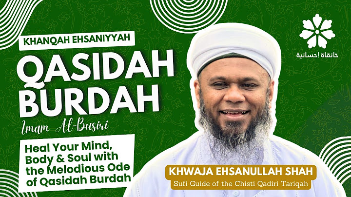 ❋ 𝗤𝗮𝘀𝗶𝗱𝗮𝗵 𝗕𝘂𝗿𝗱𝗮𝗵 𝗠𝗮𝗷𝗹𝗶𝘀 ❋ 20th June 2025 | 24th Dhu'l-HIjjah 1446H