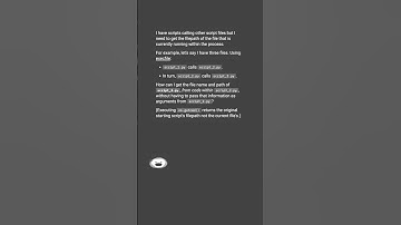 How do I get the path and name of the file that is currently executing? #shorts