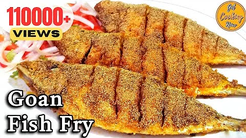 Goan Fish Fry | Crispy Goan Bangda Rava Fry | Mackerel Fry | Goan Restaurant Style Bangda Fry Recipe