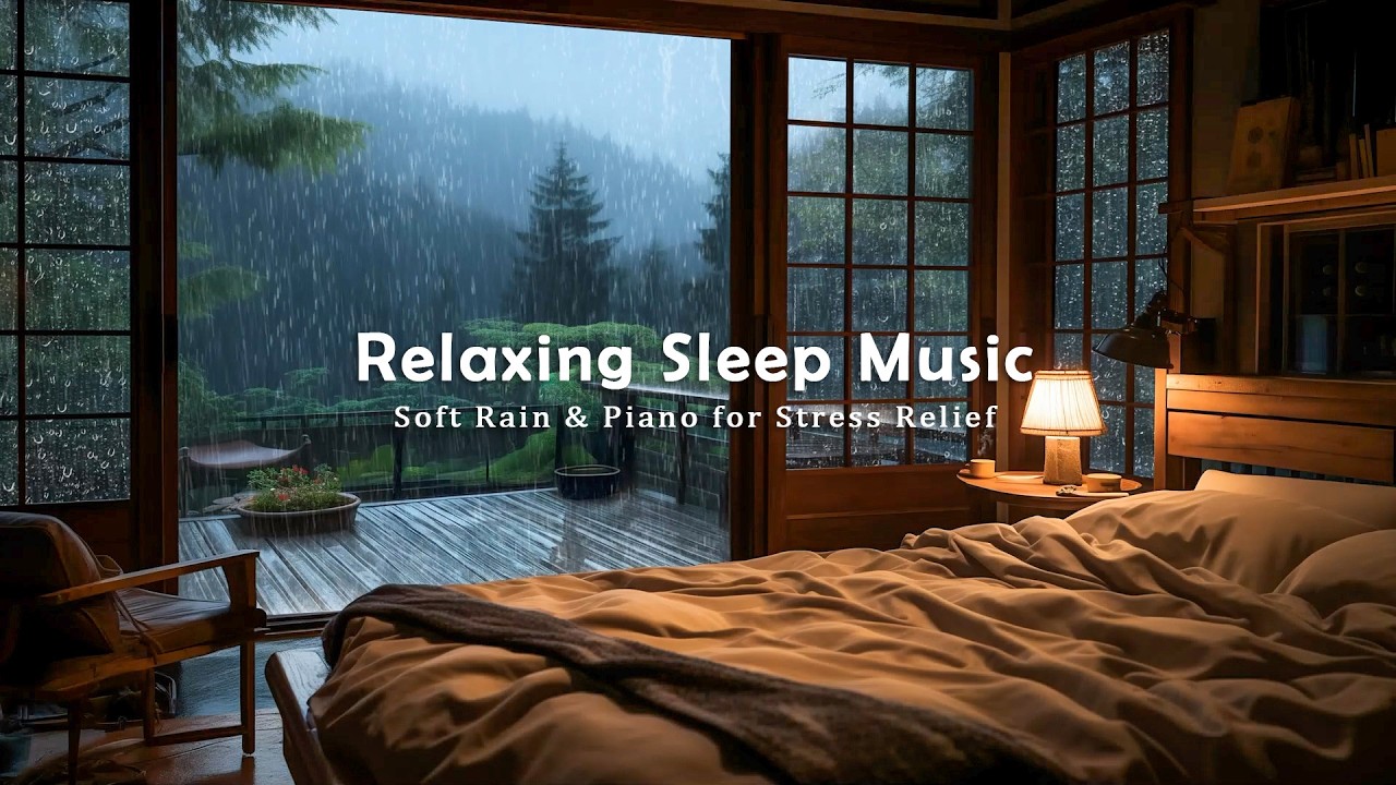 Healing Piano with Rain Sounds - Relaxing Music for Anxiety Relief and Deep Rest