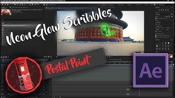 ( NO PLUGINS ) Neon Scribble Glow Effect Tutorial After Effects