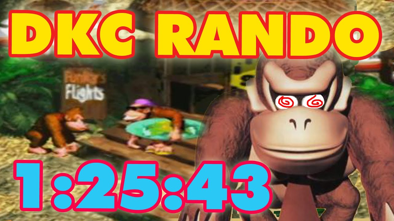 How much faster can we be? - Donkey Kong Country (SNES) Entrance Rando - 1:25:43