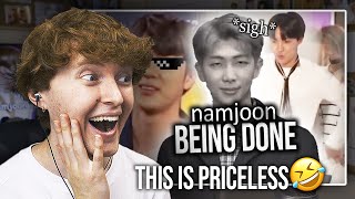 THIS IS PRICELESS! (Namjoon being done with BTS | Reaction)