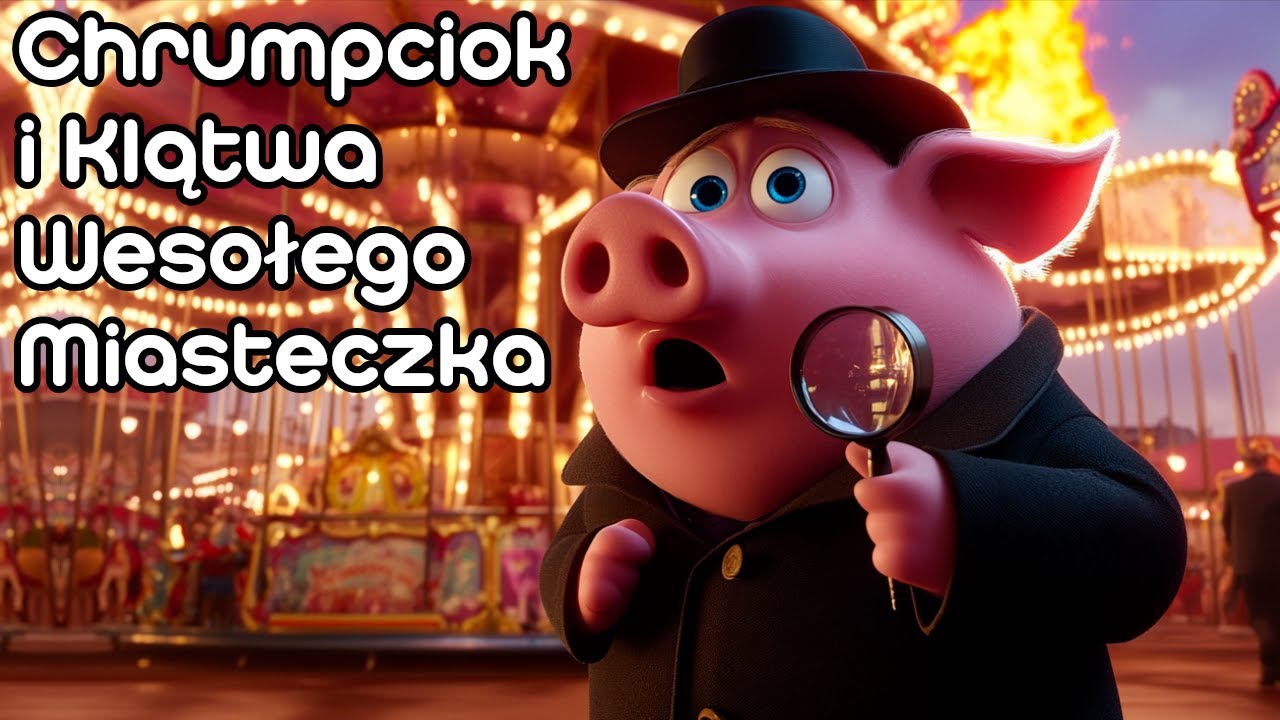 Detektyw Chrumpciok i Klątwa Wesołego Miasteczka 🎡 | Bajka dla dzieci do słuchania 🌙